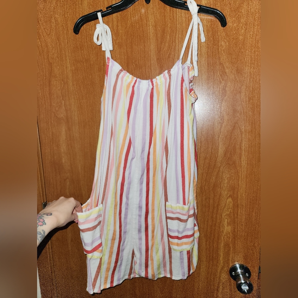 Multi colored romper
